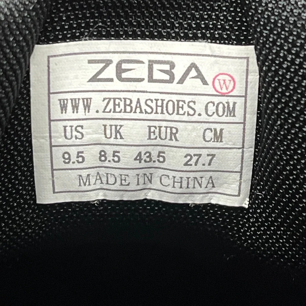 Zeba Hands Free Slip On Men's Black Walking Shoes - Men's Size 9.5